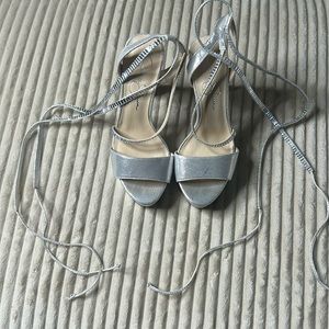 Silver heels